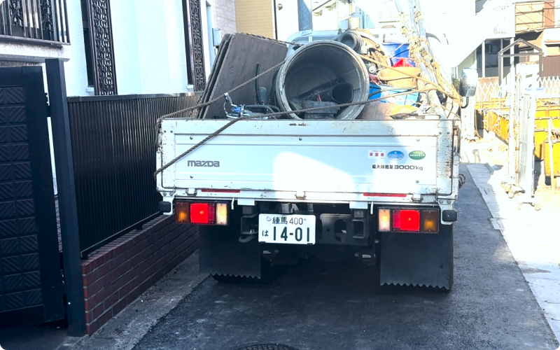 狭小地における調査